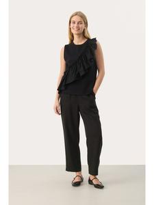 Блузка без рукавов JulievePW прямого кроя, черного цвета PART TWO