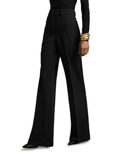 REISS Узкие Брюки Petite Flare REISS, черный