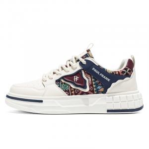 PAUL FRANK Антискользящие износостойкие низкие скейтерские кроссовки мужские красно-синие, цвет Red Blue