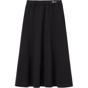Юбка длинная Casual Women's KARL LAGERFELD / Karl Lagerfeld Jeans, черный