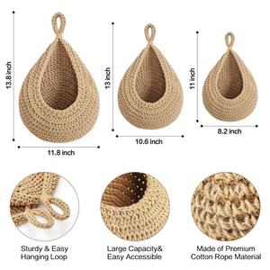 Подвесная корзина для хранения BelleForn, 3 штуки