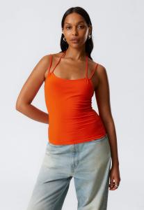 Топ Weekday Top, Bright Orange/Orange