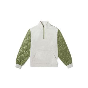 Vans Женский пуловер-толстовка белого и зеленого цвета