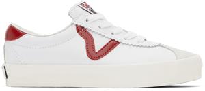 Белые кроссовки Premium Sport Low 73 Vans, красный