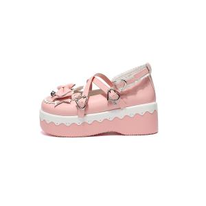 Yang Nianhua Мэри Джейн туфли на каблуке 5 см женские розовые, цвет Pink