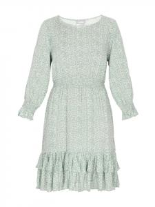 Платье до колена Usha, цвет turquoise white