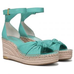 Эспадрильи на танкетке Clementine Franco Sarto, aquamarine blue leather