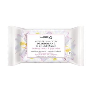 Люба, салфетки-антиперспиранты с ионами серебра, 15 шт Luba