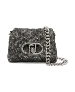 Маленькая объемная сумочка с пайетками Liu Jo, черный