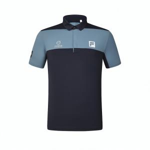 FILA Футболка-поло мужская Tide Blue с воротником-поло