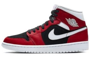 Кроссовки Nike Air Jordan 1 Mid, красный/черный/белый
