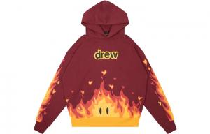 Свитшот Flame Series унисекс каштановый Drew House, цвет Chestnut