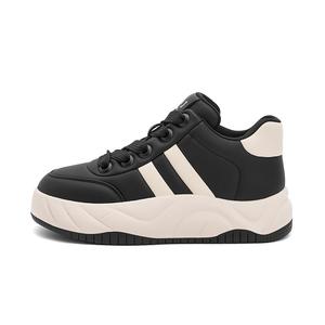 Кеды, скейтборд обувь женская средняя высота Josiny, черный