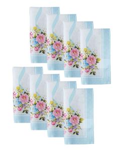 Дизайнерские салфетки Rose Cottage, набор из 8 штук Elrene, мультиколор