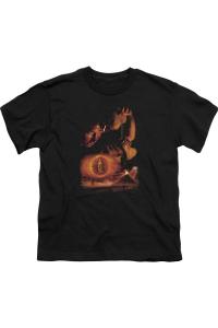 Футболка детская "Властелин Колец: Уничтожь Кольцо" с коротким рукавом Gildan, черный