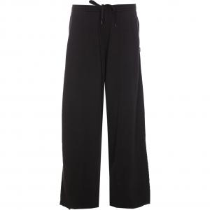 Брюки прямого кроя со шнурком MM6 Maison Margiela, черный