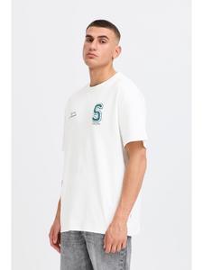 Рубашка с круглым вырезом SDROWDY белого цвета !SOLID