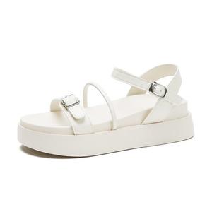 TATAYA Женские сандалии на одной застежке экрю, цвет Ecru
