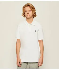 Футболка поло Slim fit Polo Ralph Lauren, белый