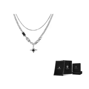 IOTS Серебряное ожерелье унисекс подарок, Item