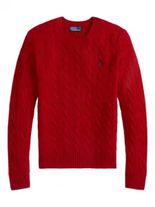 Свитер фактурной вязки POLO RALPH LAUREN, красный