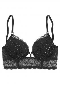 Бюстгальтер с эффектом пуш-ап Lascana, черный