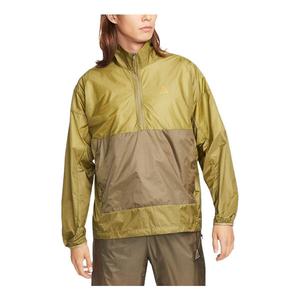 Куртка Nike ACG Cinder Cone half-zip jacket 'Olive green', зеленый