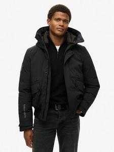 Городская утепленная бомбер куртка Superdry, Black