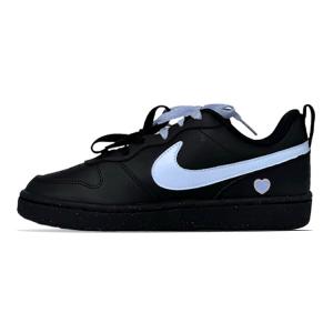 Nike Court Borough2 Black Warrior Miu Series, Осень-Зима, Эффект брызг, Нишевый стиль, Galactic Dream Low top