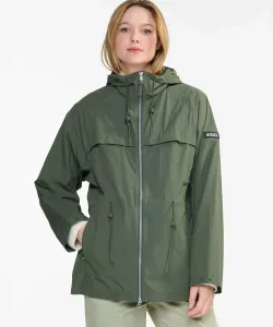 Легкая, водоотталкивающая, с защитой от УФ-излучения, компактная нейлоновая куртка с капюшоном.