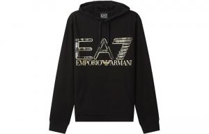 Свитшот EA7 мужской черный EMPORIO ARMANI