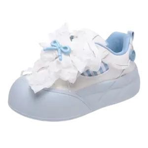 JimiXiong Женские скейтерские кроссовки лоу-топ небесно-голубого цвета, цвет Sky Blue