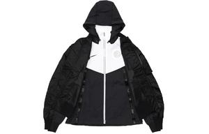 Куртка-бомбер X Sacai Layered Nike, черный