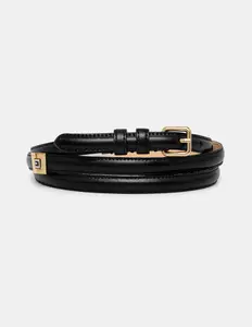 Кожаный ремень Guess, черный