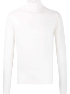 John Smedley топ Cherwell с высоким воротником, белый