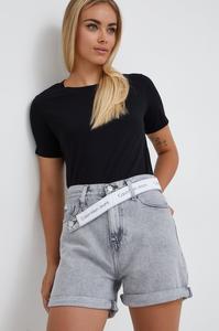 Хлопковая футболка Emporio Armani, черный