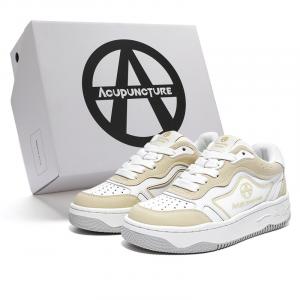 Кроссовки для скейтборда унисекс с низким верхом светло-желтый Acupuncture