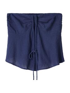 Топ Bershka, темно-синий