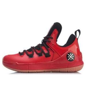 Кроссовки пробираются шестой человек Li-Ning, красный