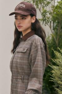 Платье Glen Check с завязками Rienda, цвет Brn