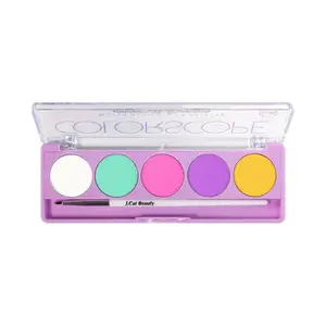 Палитра теней, активируемая водой Paleta Colorscope J.Cat, цвет pastel