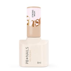 PB NAILS Hybrid Base STRONG MILKY - 8 мл Saute Nails