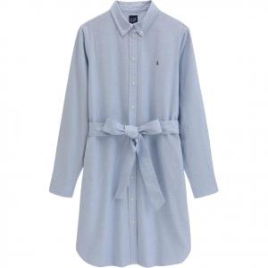 Женские платья с длинным рукавом GAP, светло-голубой