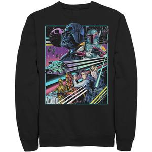 Мужская неоновая толстовка с плакатом Альянса повстанцев «Звездные войны» Licensed Character, черный