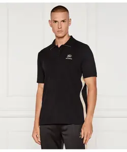 Футболка поло Regular fit Karl Lagerfeld, черный