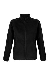 Куртка Factor из микрофлиса из переработанного флиса SOL'S, черный