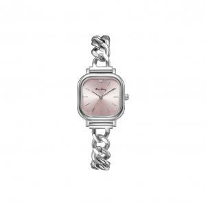 Disney Часы Mickey Quartz Movement Alloy Strap Watch Women's Watch White Dial, MK-11680P