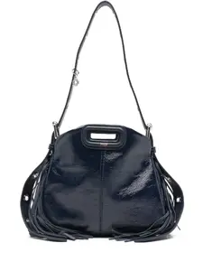 Сумка Miss M с отделкой из бахромы Maje, синий