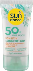 Солнцезащитный флюид для чувствительной кожи SPF 50+ 50мл 500мл SUNDANCE