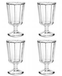 Набор из 4 бокалов для вина Surface Serax, прозрачный